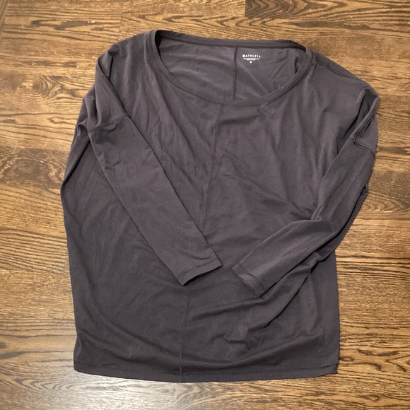 Athleta Women's Essence Flow 3/4 sleeve. Blue / purple - Picture 7 of 8